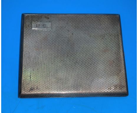 An engine turned cigarette case 