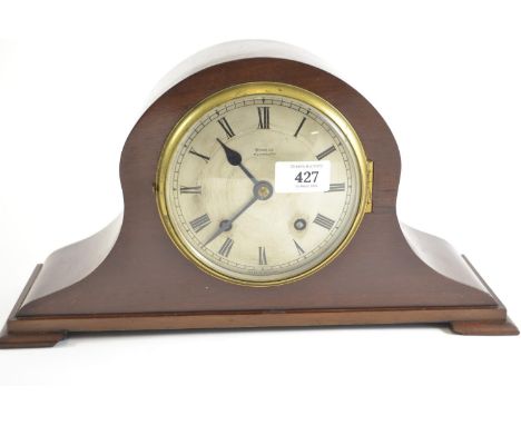 Bowden of Plymouth, admirals hat mantle clock (no key)The only item in the house to survive the blitz. 