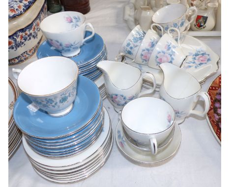 A Royal Albert "Sorrento" part tea service and similar teaware