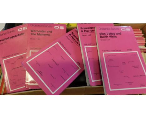 Box: Ordnance Survey folding maps