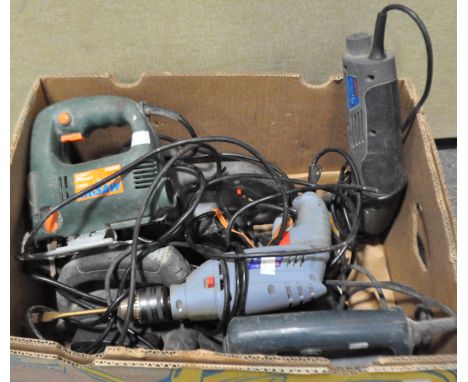 Tools to include jigsaw,angle grinder,drill and more