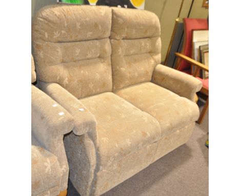 A two seat sofa