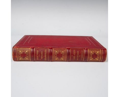 Rarely offered first tirage from Hetzel's French edition Aux Harpons with red cover, Voyages Extraordinaires by Jules Verne. 