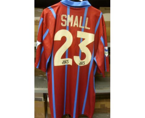 1994 Aston Villa, Coca Cola Cup Final, a players shirt, badge embroidered 27th March 1994, Wembley, belonging to 23, Small on
