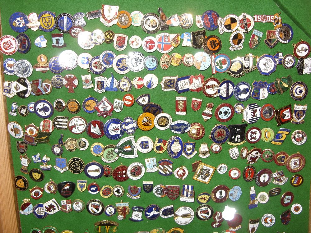Enamel Football Badges, a collection of over 550 Football badges, of