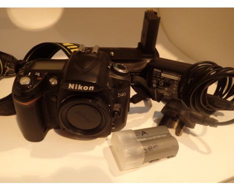 Boxed Nikon D90 camera body 