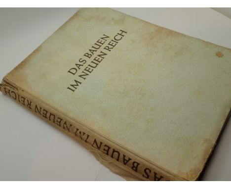 WWII German book Das Bauen Im Neuen Reich showing Nazi architectural subjects