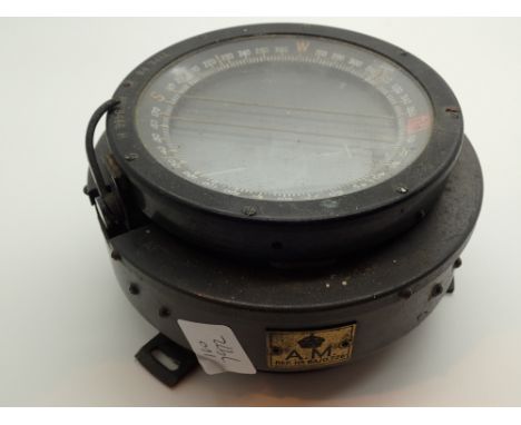 RAF compass marked AM ref no 6A / 0.726