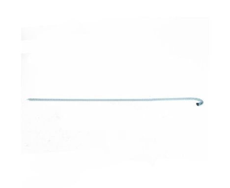Victorian twist-glass walking stick, L138cm