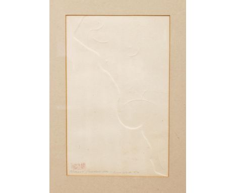 Richard Devereux (b.1956) framed limited edition print titled Line Nude 8/10. Signed by artist to bottom right and dated 1979
