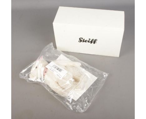 A boxed and sealed Steiff bear, Jill The Alpaca Bear (662683). With certificate of authenticity.  