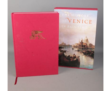 A First Edition Georges Duby &amp; Guy Lobrichon, 'The History of Venice in Painting' book by Abbeville Press. Featuring gilt