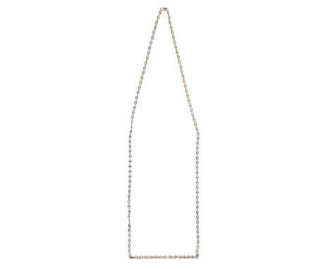 14k Yellow Gold Necklace  Anchor link style (marked '14k')  Property from: an Estate, Menasha, Wisconsin  Length: 35 inchesWe