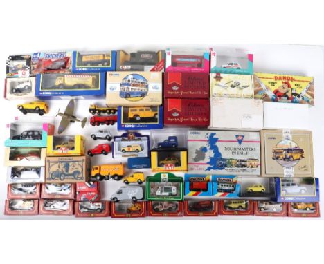 Mixed Quantity of Boxed diecast commercials and models, including Corgi, Dinky, Oxford, Ertl, plus others, with boxed Corgi c