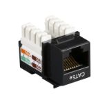 CAT5E Keystone Jacks, Assorted Colors