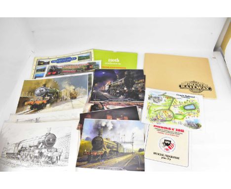 A large collection of mixed railway related ephemera to include, ticket stubs, photographs, stock books, Hornby gift items, t