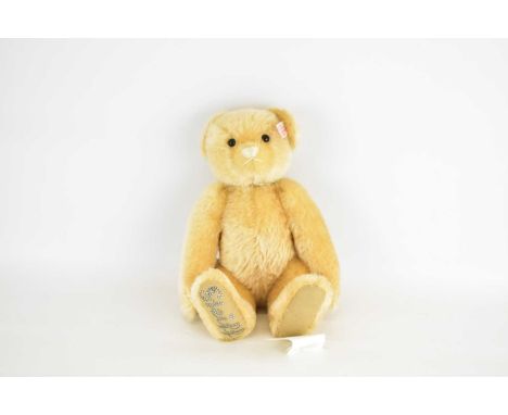 STEIFF; a Danbury Mint limited edition, No.782, 2010  'Krystopher', blond teddy bear with paperwork.