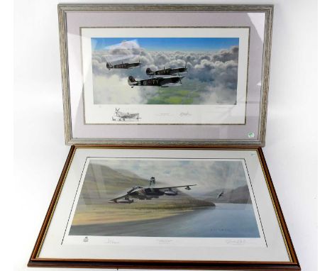 AFTER GERALD COULSON; limited edition print no.406/617, 'High Speed Intrusion', signed lower right and signed lower left Wg C
