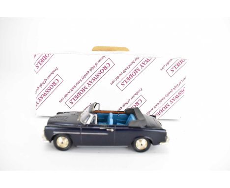 CROSSWAY MODELS; a 1:43 scale model of a Rover P5 Panelcraft Drophead in dark blue, CM19 (101), boxed.