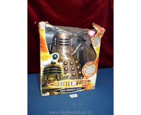 A Dr. Who radio controlled Dalek (requires batteries, not known if working).