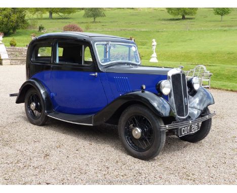 A 1937 Morris 8 series 1 Motor Car Registration No. COY 216 first registered on the 19th March 1937. Chassis No. S1/E 136088,