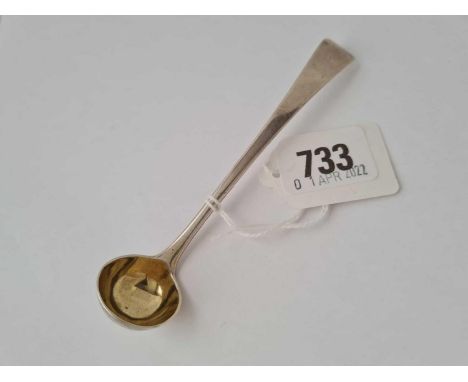 A small George III ladle with gilt bowl - London 1793 by RC 