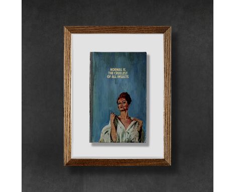 Connor Brothers (British Duo), 'Normal Is The Cruelest', 2020, hand-painted vintage paperback with silkscreen, signed and num