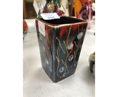 AN ANITA HARRIS CERAMIC 'WHITE FLOWER' VASE 