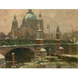 Otto Antoine. „An der Schloßbrücke“ (Berlin).