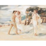 Max Kaus. Frauen am Strand. Um 1930/31