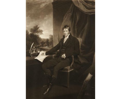 SAMUEL WILLIAM REYNOLDS (1773-1835) AFTER JOHN OPIE, RA SAMUEL WHITBREAD ESQR MP mezzotint, lettered SECOND FIRST, published 