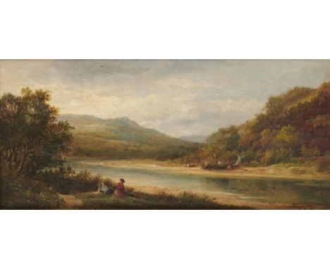 MARK EDWIN DOCKREE (1834-1904) LAKE BALA   signed, an autograph letter signed by the artist dated 30 July 1880 verso, oil on 