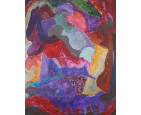 o†OLEG PROKOFIEV (1928-1998) UNTITLED, Op 97 acrylic on paper, 64.5 x 52cm Painted in 1995.Provenance: The artist's widow, fr