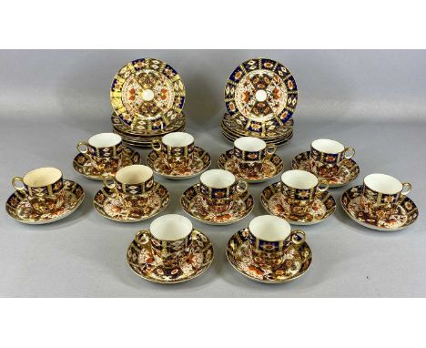 DAVENPORT 'IMARI' TEA SERVICE, 2614, comprising twelve side plates, eleven cups and eleven saucersProvenance: private collect
