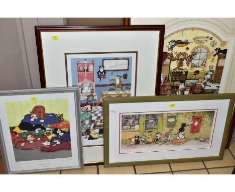 LINDA JANE SMITH (BRITISH CONTEMPORARY) three signed limited edition prints comprising 'Chocolaterie' an artist proof 8/49, '
