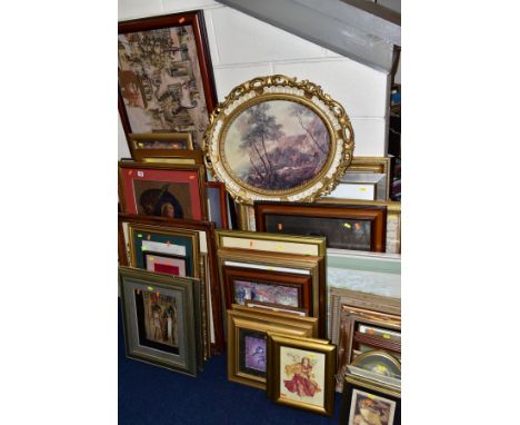 PAINTINGS AND PRINTS etc to include paintings by amateur Birmingham artist John Kenney, assorted framed prints including 'Bea