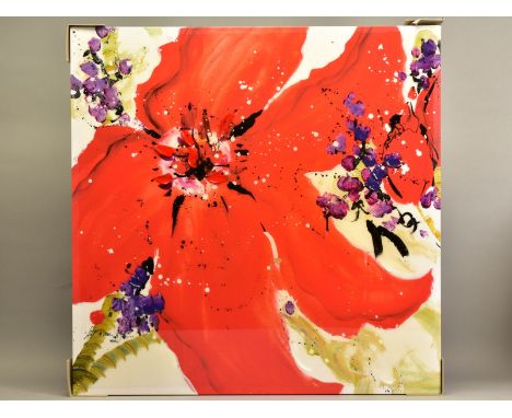 DANIELLE O'CONNOR AKIYAMA (CANADA 1957) 'JOURNEY 1' a limited edition print of blossoms, signed lower left with certificate, 