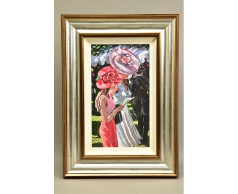 SHERREE VALENTINE DAINES (BRITISH 1959) 'SOCIETY LADIES' a limited edition print of two female figures 127/195, signed bottom