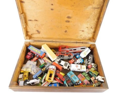 Various vintage die cast vehicles, Corgi RAC van, 5cm high, various other cars, 007, Lotus Esprit from The Spy Who Loved Me, 