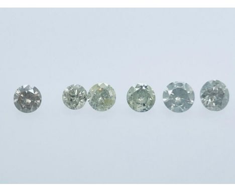 6 DIAMONDS 1,48 CT H-K - I2-3 - SHAPE BRILLANT -C20306-12F