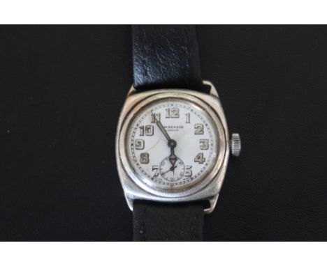 A VINTAGE J W BENSON WRISTWATCH, coming with original box, watch warranty dated 1940 etc, W 3.25 cm