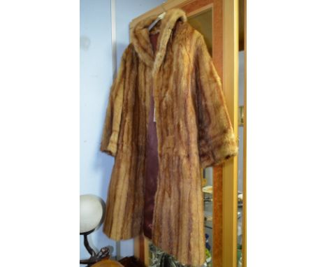 A lady's vintage fur coat