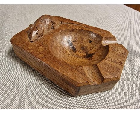 Robert Thompson Yorkshire Oak Mouseman Ashtray