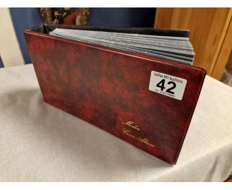 Vintage Postcard Album w/majority toporaphical examples, approx 100
