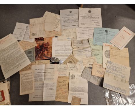 Collection of Various Vintage Fire Brigade Ephemera and documentation
