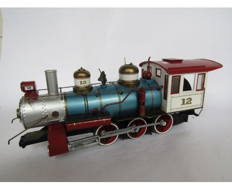A Bachmann G gauge tank locomotive missing front bogie
