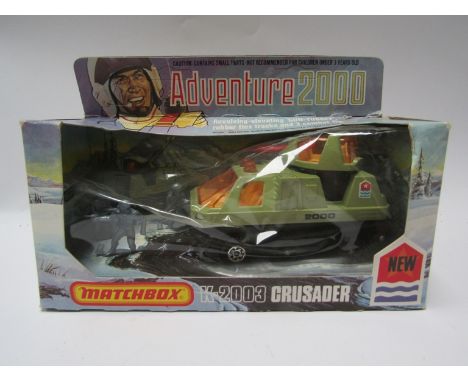 A boxed Matchbox diecast Adventure 2000 K-2003 Crusader