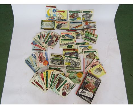 Approx. 70 Micromodels Three Dimensional Volumetric card model kits including Architectural Series, locomotives, ships, etc