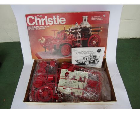 An Airfix 1:12 scale The Christie 1911 American Steam Fire Engine model kit