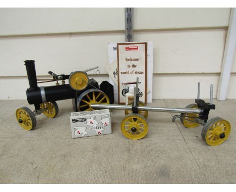 A Mamod steam traction engine 